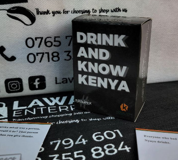 Drink And Know Kenya (Throwback Extension) party game — Lawaju Games